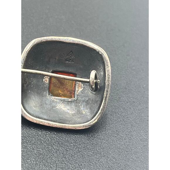 Silpada Sterling 925 Silver Square Bezel Scroll Amber
Earrings W0911 - Picture 10 of 12